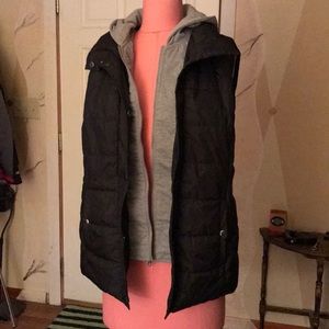 XL Arizona Jean vest with built in hoodie